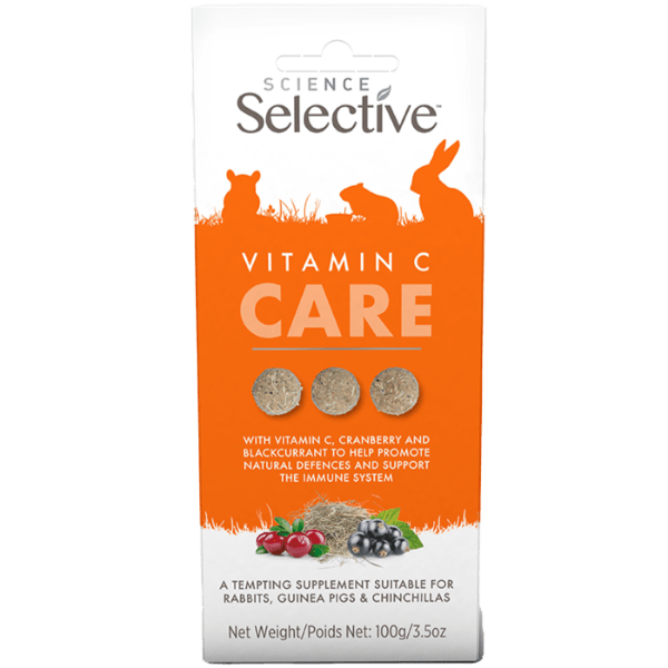 Science Selective Premium Vitamin C Care Dietary Supplements for Small Pets