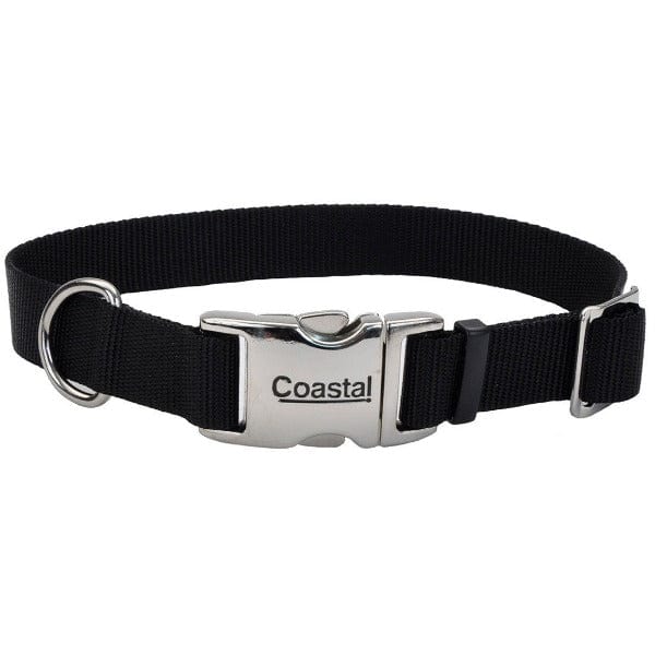 Coastal High - Quality Adjustable Nylon Dog Collar with Durable Metal Buckle