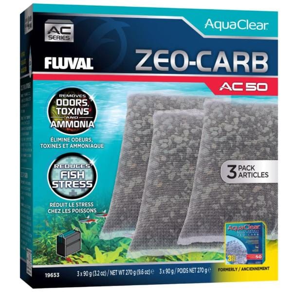 Fluval AC Series High - Performance Zeolite and Carbon Power Filter Insert for Aquariums