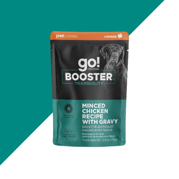 Go! Solutions Tranquility Booster: Minced Chicken with Gravy Dog Food Topper