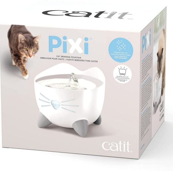 Catit PIXI High - Quality Stainless Steel Cat Water Fountain for Continuous Fresh Water Supply
