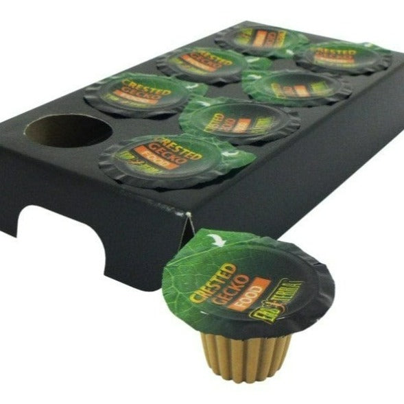 Exo Terra 8-Pack Nutritious Food Cups for Crested Geckos and Other Species