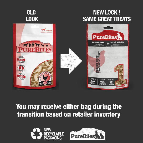 PureBites Premium Freeze - Dried American Chicken Breast Treats for Dogs