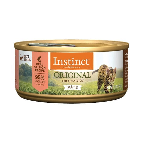 Instinct Original Grain - Free Canned Cat Food with Real Wild - Caught Salmon