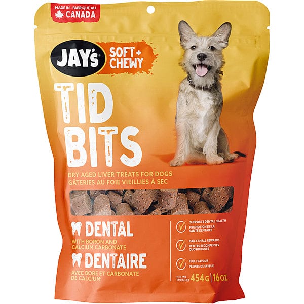 Jay's Soft and Chewy All - Natural Liver Dental Dog Treats for Daily Oral Care