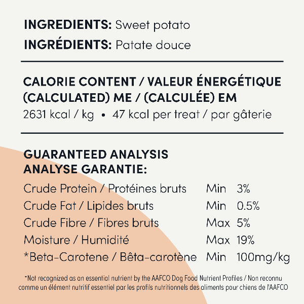 Crumps' Naturals All - Natural North American Sweet Potato Chews, a Top - Notch Treat for Dogs