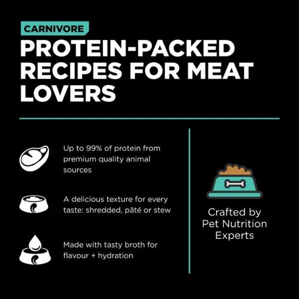 Go! Solutions Grain-Free Carnivore Chicken, Turkey & Duck Stew Wet Dog Food, 12.5oz