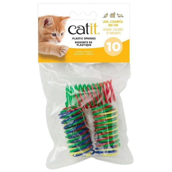 Catit 10-Pack Plastic Springs - Endless Fun Cat Toy
