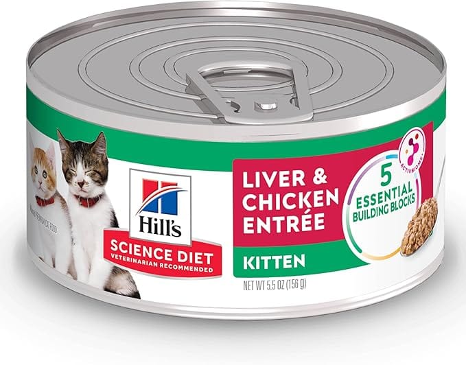 Science Diet Premium Canned Kitten Food with Liver & Chicken