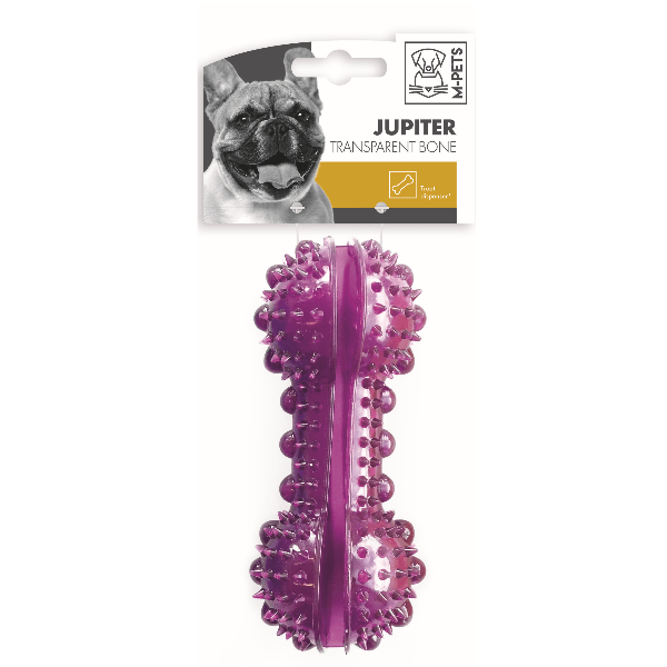 M-PETS Jupiter Sturdy TPR Treat Dispensing Dog Toy in Assorted Colors