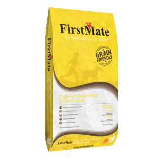 FirstMate Cage-Free Chicken Meal & Oats Grain-Friendly Dry Dog Food