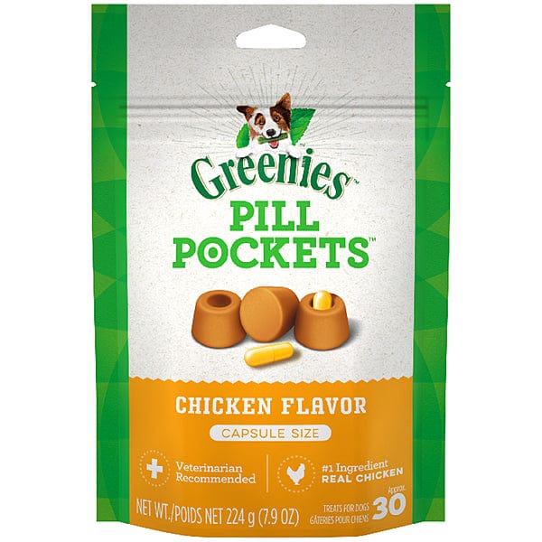 Greenies Chicken Flavored Pill Pockets - Premium Dog Treats for Medication Time