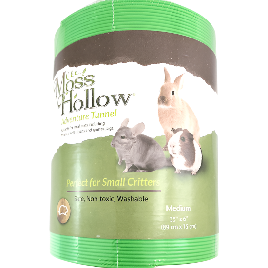 Expandable Moss Hollow Pet Adventure Tunnel for Active Entertainment