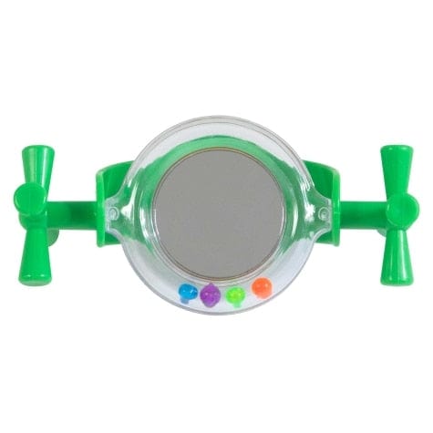 JW Insight Colorful Activitoys Rattle Mirror Toy for Small Birds