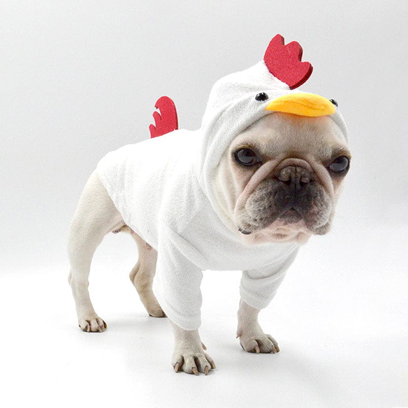 Adorable Rooster-Style Dog Costume for Canine Fun
