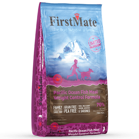 FirstMate Limited Ingredient Diet Pacific Ocean Fish Meal Dry Dog Food for Weight Control