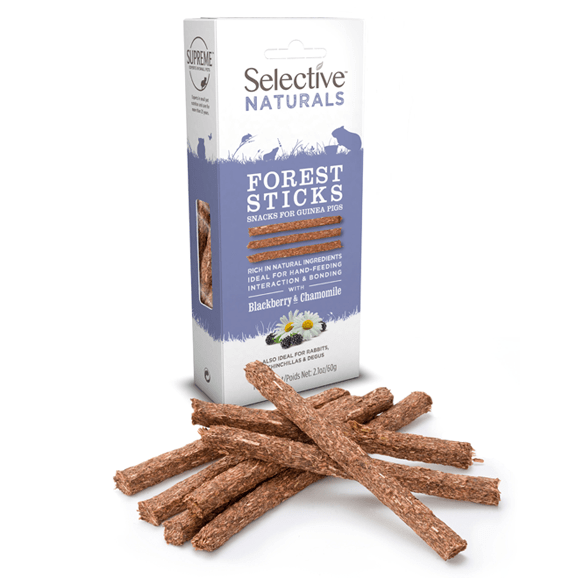 Science Selective Naturals Forest Flavored Sticks - Tasty Baked Treats for Small Furry Pets