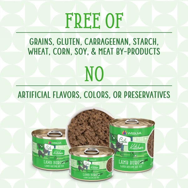 Canned Cat Food - Cats in the Kitchen Lamb Burger-ini with Added Fish Oil
