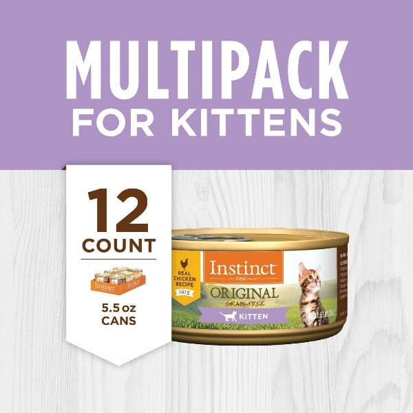 Instinct Original Canned Kitten Food with Real Chicken Recipe