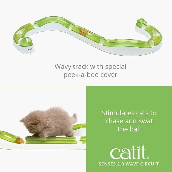 Catit Senses 2.0 Wave Circuit - An Ultimate Hunting Toy for Cats