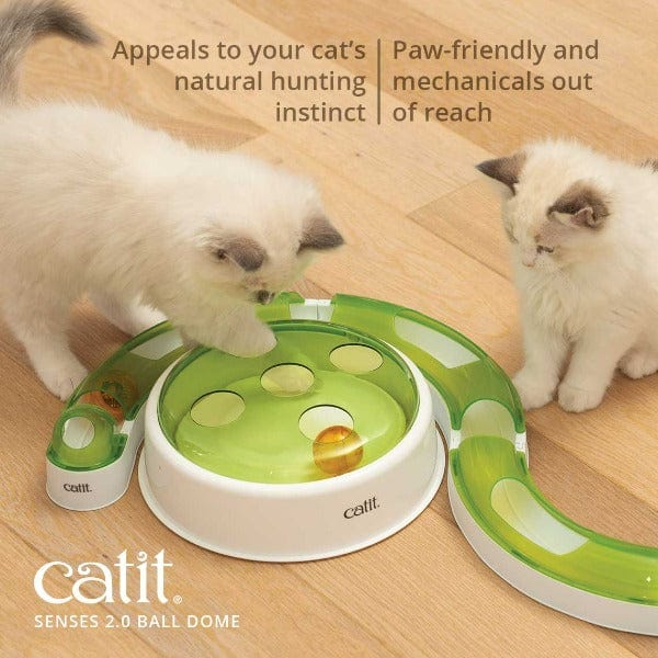 Catit Senses 2.0 Interactive Motion - Activated Ball Dome Cat Toy