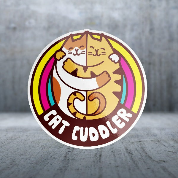 Large Cat Cuddler Sticker Pack - Ideal Decorative Pet Stickers