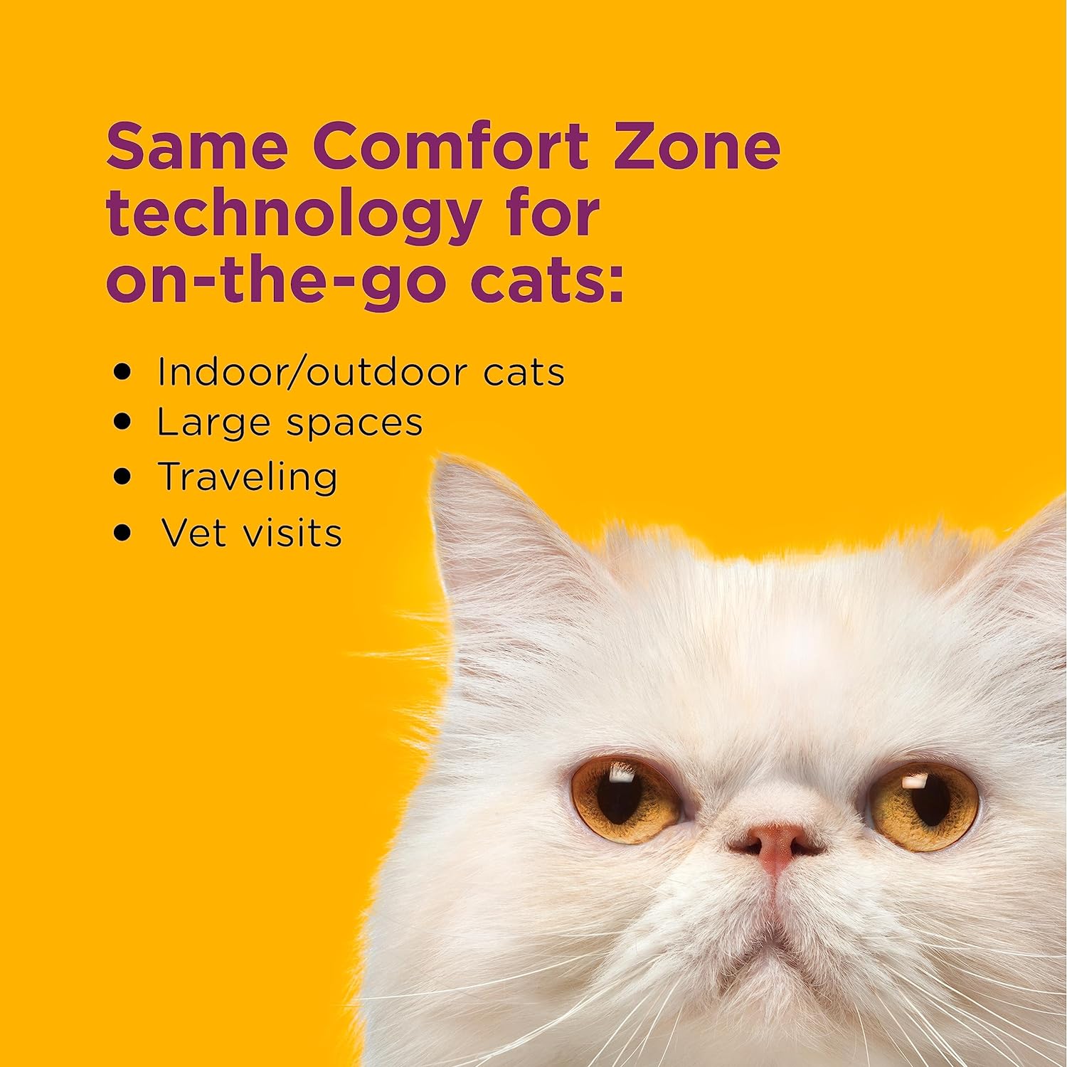 Comfort Zone Cat Calming Pheromone Collar for On - the - Go Cats