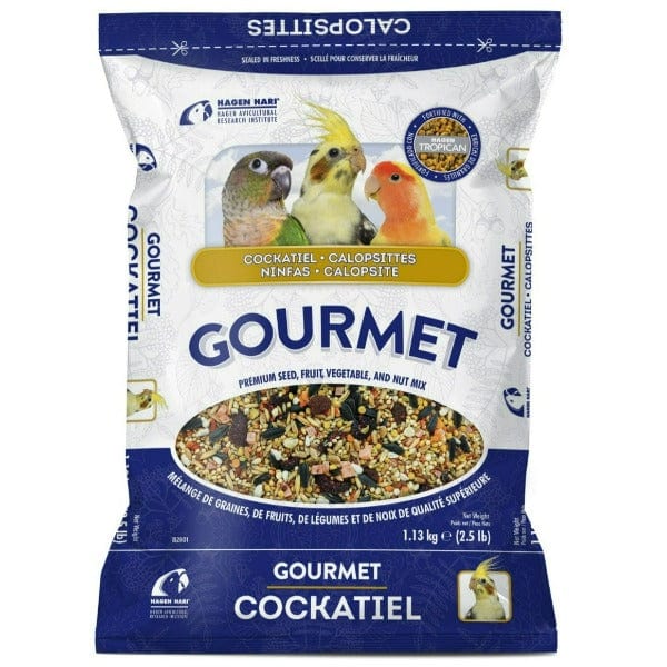 HARI Gourmet High - Quality Premium Seed, Fruit, Vegetable, and Nut Mix Specially Designed for Cockatiels