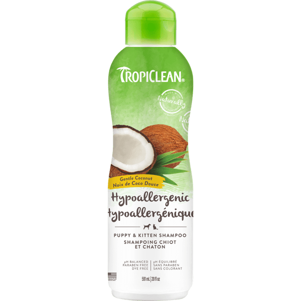 Tropiclean Coconut Hypo-Allergenic Shampoo for Puppies and Kittens