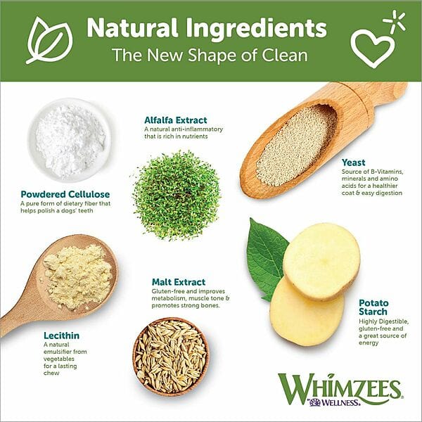 Whimzees Natural Stix Dental Chew for Dogs - All - Natural Oral Care