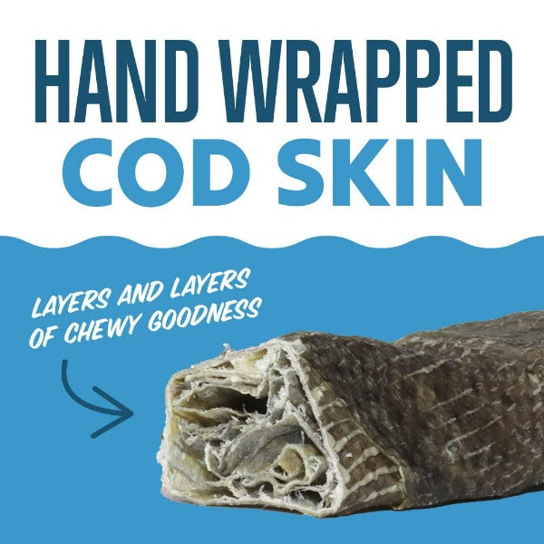 Icelandic Handmade Cod Skin Chew Sticks for Dogs - Special Order