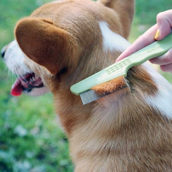 Safari Double - Row Dog Flea Comb: Ideal for Flea Detection and Grooming
