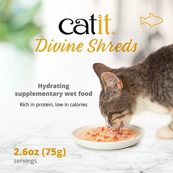 Catit Premium Tuna, Shirasu & Sweet Potato Shreds Cat Food Topper