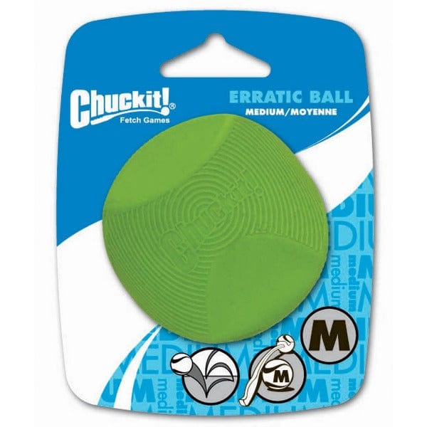Chuckit! Medium-sized Unpredictable Rubber Ball for Dogs' Fetching Fun