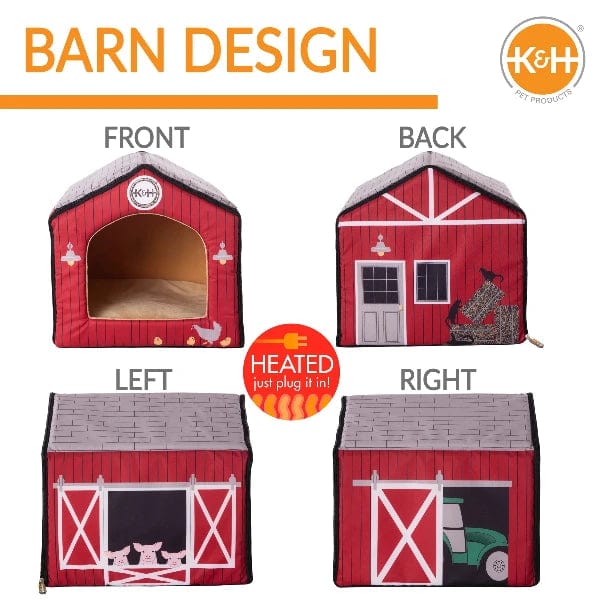 K&H Cozy Thermo Indoor Pet House for Small Dogs and Cats
