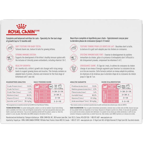 12-Pack Royal Canin Gravy Topped Kitten Thin Slices Canned Cat Food