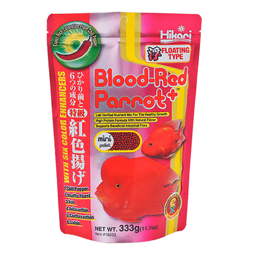 Hikari Floating Pellet Diet for Tropical Blood Red Parrots
