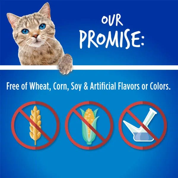 Fruitables Crunchy Cat Treats with Real Chicken and Blueberry Flavor