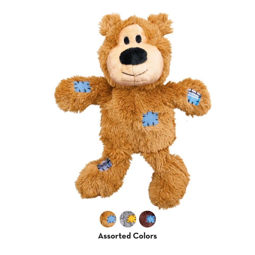KONG Durable and Squeaky Wild Knots Bear Dog Toys