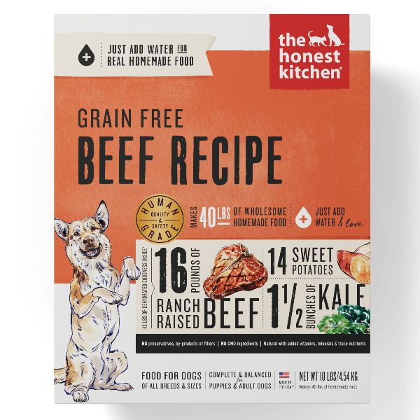 The Honest Kitchen 10lb Grain-Free Dehydrated Beef Recipe Dog Food (Special Order)