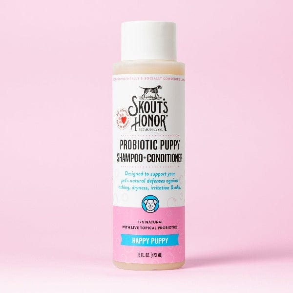 Skout's Honor Premium Probiotic Pet Shampoo and Conditioner Set for a Happy Puppy