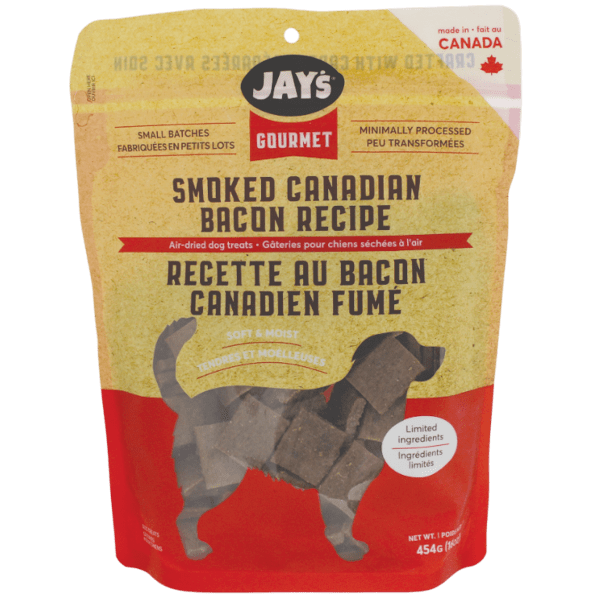 Jay's Gourmet Canadian Smoked Bacon Flavor Soft Dog Treats