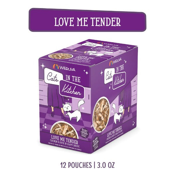 Love Me Tender Pouch Cat Food with Kitchen - Inspired Delights