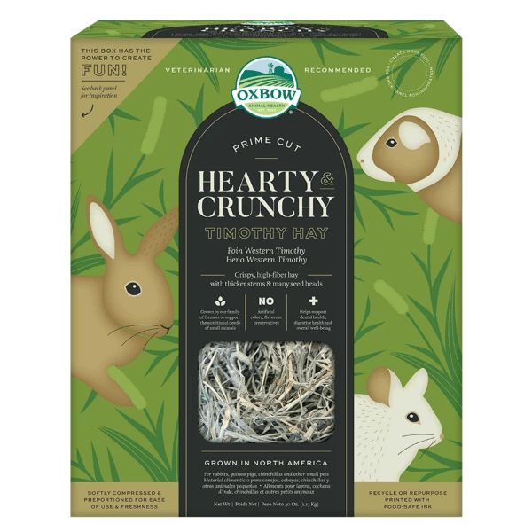 Oxbow Premium Timothy Hay: Hearty, Crunchy, and Nutrient - Rich