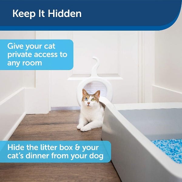 PetSafe Interior Cat Corridor Door - Ideal for Indoor Cats with Easy Access to Food, Water, and Litter Box