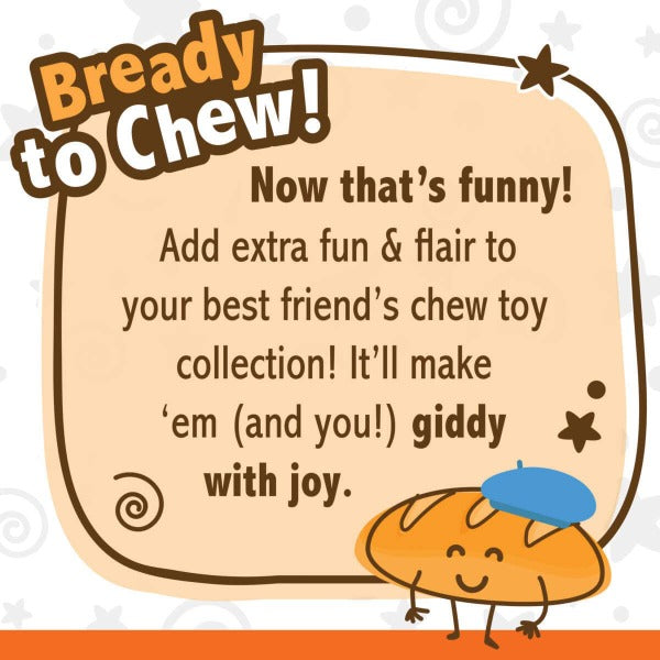 Nylabone Durable Power Chew Baguette-Style Dog Toy with Irresistible Flavor