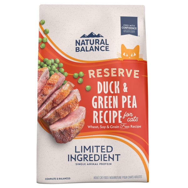 Natural Balance Grain-Free Duck & Green Pea Dry Cat Food for Adult Cats
