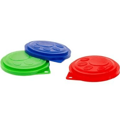 Paws Plastic Can Covers for Dog and Cat Food Cans (3-Pack)