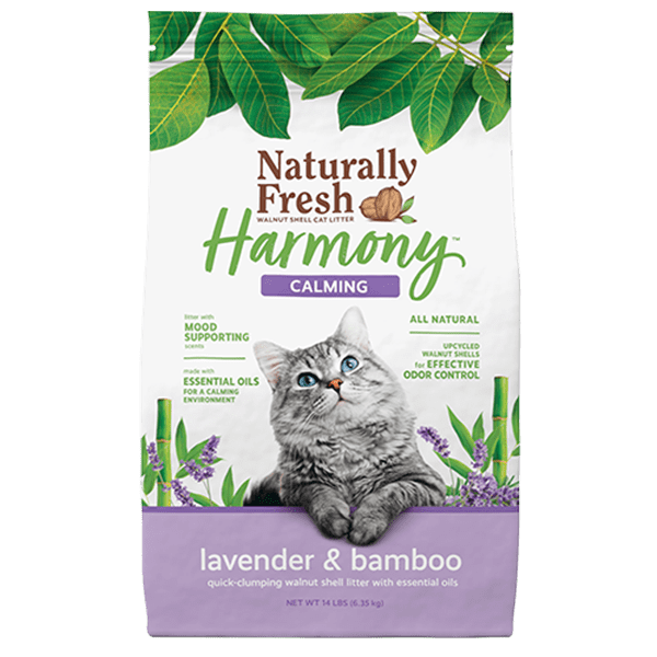 Naturally Fresh Harmony: Calming Lavender and Bamboo Infused Cat Litter