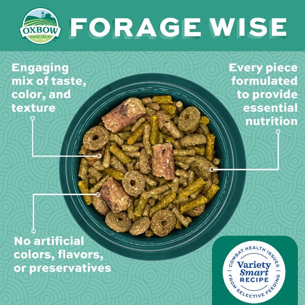 Oxbow High - Quality Forage Wise Adult Rabbit Feed for Optimal Health